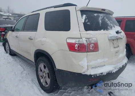 2010 GMC Acadia Sle z USA, uszkodzony, nr VIN 1GKLRLED6AJ110986